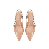 JDR DECOLLETÈ SLINGBACK NUDE LUCIDO