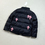 CHRM HRTS Jacket Puffer Black Cross CH080