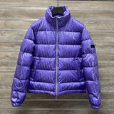 CD Purple Oblique Puffer Jacket