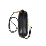 BORSA A SPALLA DONNA GG MARMONT MATELASSÉ PICCOLA NERO