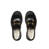 MOCASSINO A CARRARMATO CON MORSETTO RETRO LOGO ACE COLORE NERO IN PELLE