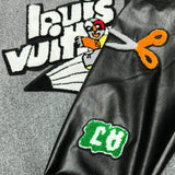 LV Jacket Patches Varsity Style