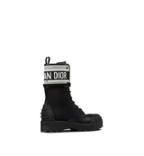 STIVALETTO TESSUTO TECNICO BIANCO E NERO