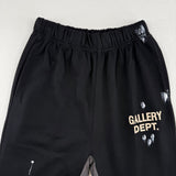 GLRY DPT Pants Black Paint Splatter GD001