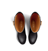 STIVALE EMPREINTE IN PELLE LISCIA NERA