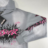 HLSTR Hoodie Future Flame Grey/Pink