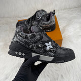 Skate Black Swarovski Monogram