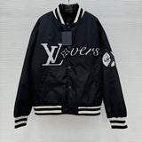LV Jacket Lovers’ Nylon Crystal Baseball