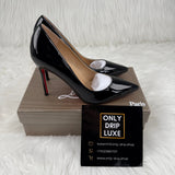 DÉCOLLETÉ IN PELLE NERA SO KATE 120 MM