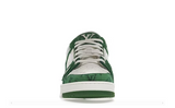 TRAINER GREEN MONOGRAM DENIM WHITE