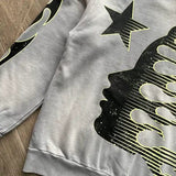 HLSTR Hoodie Logo Flame Grey/Green