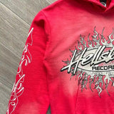 HLSTR Hoodie Records Hoodie Red