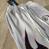 HLSTR Grey Future Flame Sweatpants