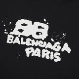 BLNCG Paris Graffiti Logo Hoodie Black BL003