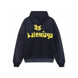 BLNCG Hoodie BB Distressed Logo Black BL063