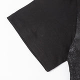 CHRM HRTS T-shirt Floral Graphic Black