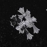 CHRM HRTS T-shirt Floral Graphic Black