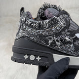 Skate Black Swarovski Monogram