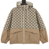GG Jacket Monogram Hooded Beige