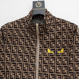 FND Set Tracksuit Monogram Beige