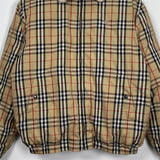 BRBRY X SPRM Jacket Plaid Shearling Collar