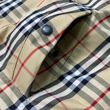 BRBRY X SPRM Jacket Plaid Shearling Collar