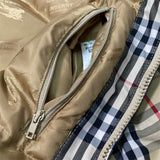 BRBRY X SPRM Jacket Plaid Shearling Collar