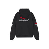 BLNCG Hoodie Black Red Logo Pullover BL065