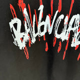 BLNCG T-shirt Graffiti Print Black