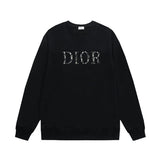 CD Sweatshirt Black Logo Crewneck