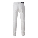JEANS – WHITE ZIP