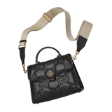 BORSA A MANO IN PELLE GG METELASSÉ IN PELLE MORBIDA NERA