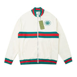 GG Jacket Full Zip Monogram Track White