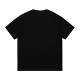 CD T-shirt Black Graphic Logo Couture
