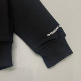CHRM HRTS Hoodie Cross Zip Black CH064