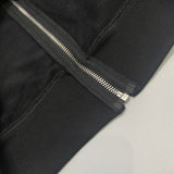 CHRM HRTS Hoodie Cross Zip Black CH064