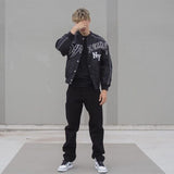 SPRM Jacket NY Varsity Bomber Black
