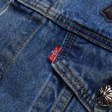 CHRM HRTS Denim Jacket Cross Patch CH052