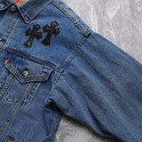 CHRM HRTS Denim Jacket Cross Patch CH052