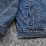 CHRM HRTS Denim Jacket Cross Patch CH052