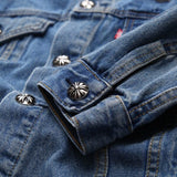 CHRM HRTS Denim Jacket Cross Patch CH052