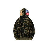 BP Hoodie Shark Camo OVO Black (REVERSE)