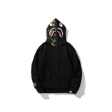 BP Hoodie Shark Camo OVO Black (REVERSE)