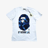 BP T-Shirt by Bathing Ape White/Blue