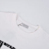 CD Sweatshirt Black Oversized Logo Crewneck DO054