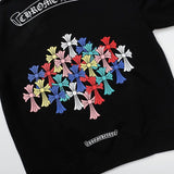 CHRM HRTS Hoodie Multicolor Cross Logo CH079